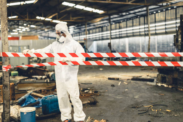 Professional Biohazard technician working in Glenwood, GA